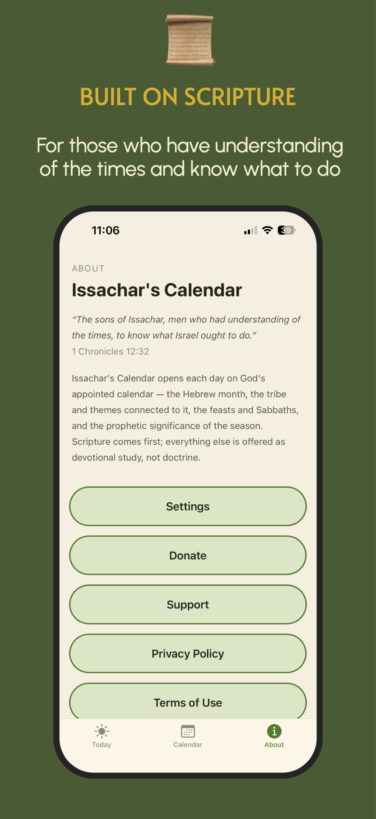 Issachars Calendar screenshot 5