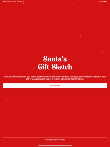 Santa's Gift Sketch iPad screenshot