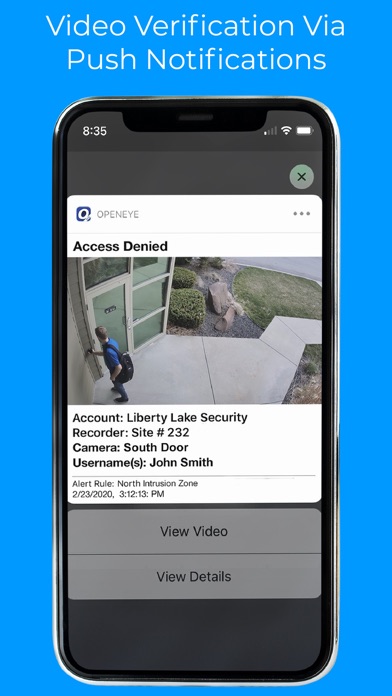 OpenEye Mobile Screenshot