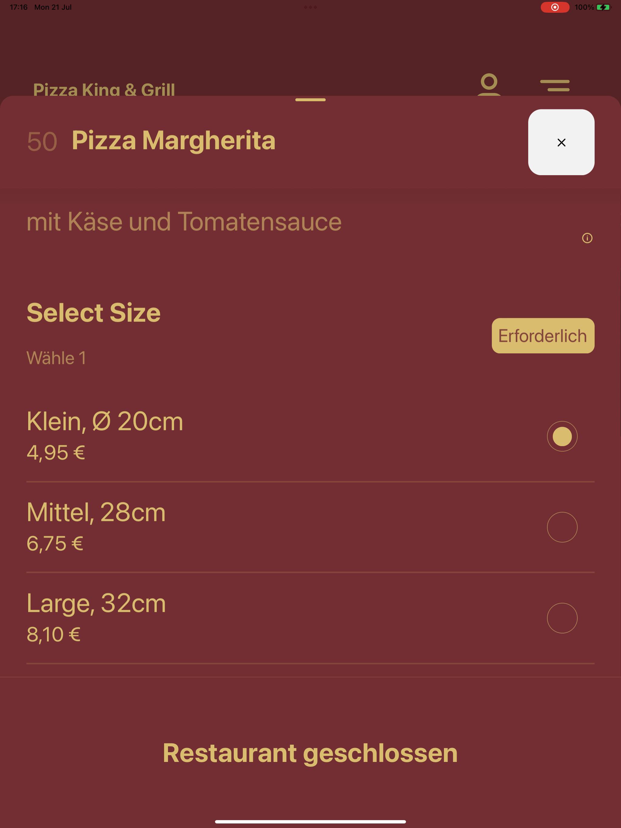 Pizza King & Grill screenshot 8