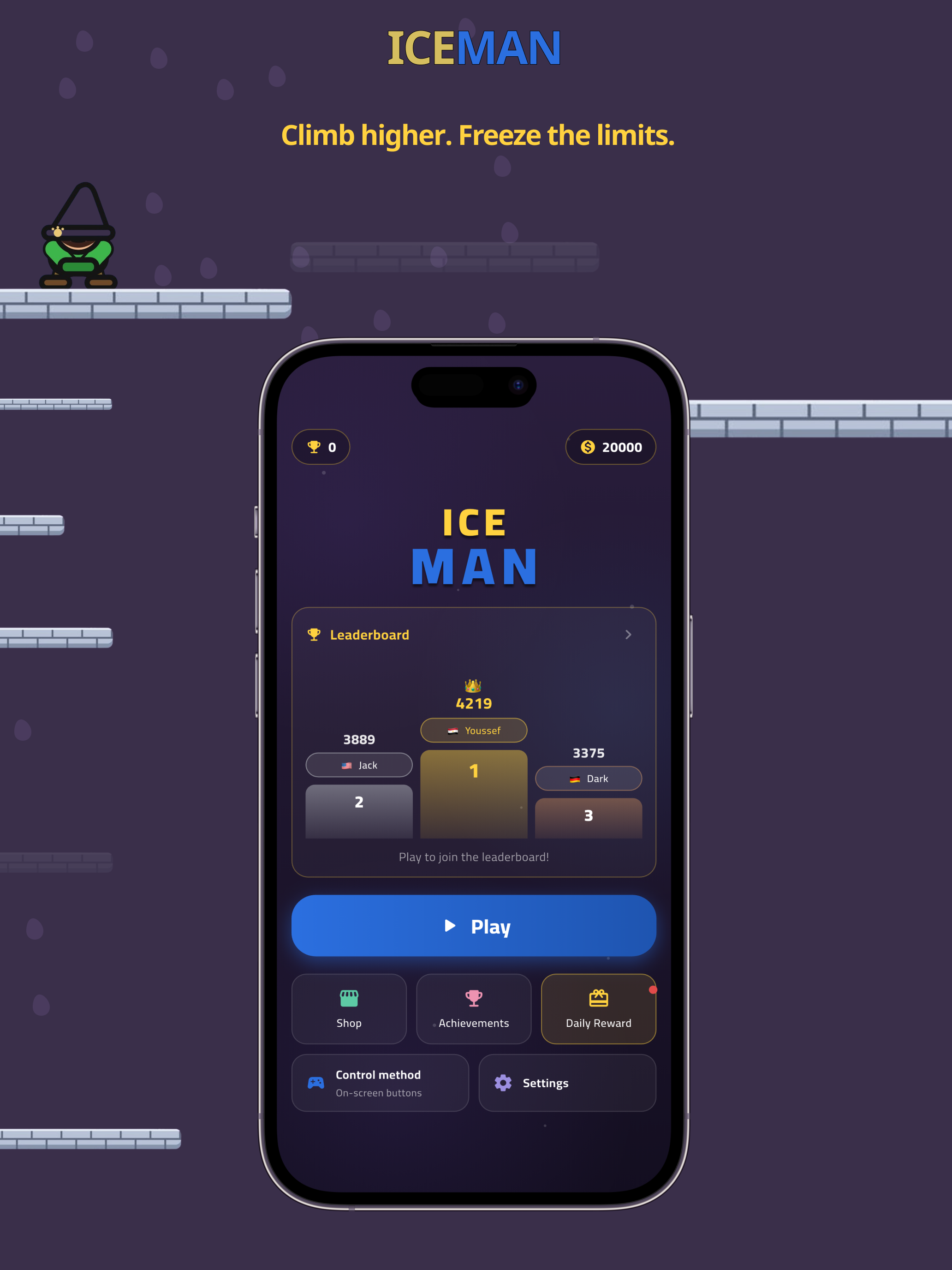 Iceman Tower: Climb & Jump screenshot 8