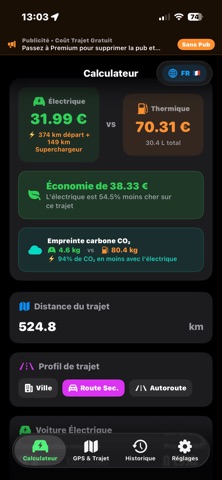 Coût Trajet Screenshot 1 of 9