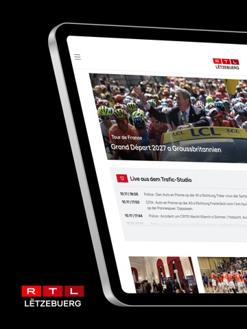 RTL.lu iPad screenshot 1
