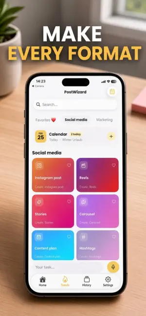PostWizard: AI Captions screenshot 1