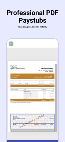 PaystubX: Paystub Maker screenshot