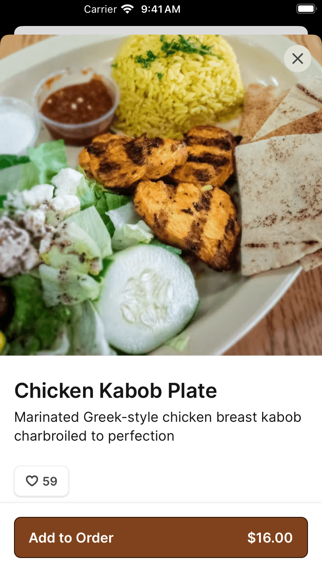 Mediterranean Grill To Go iPhone screenshot 4 - Food & Drink app