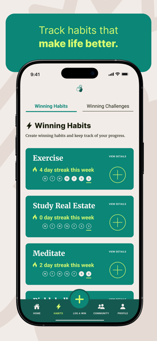 Winable: Winning Habit Tracker Screenshot 5 of 8