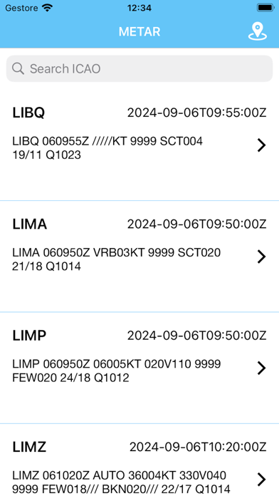 Screenshot #1 pour Metar Italia