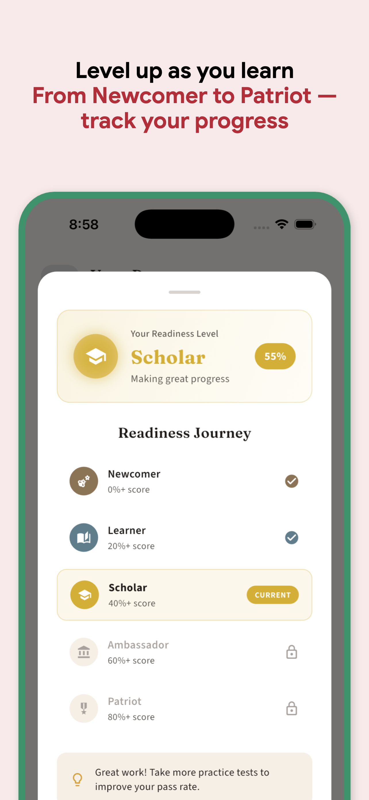 Citizen Pass: Canada Test Prep screenshot 9