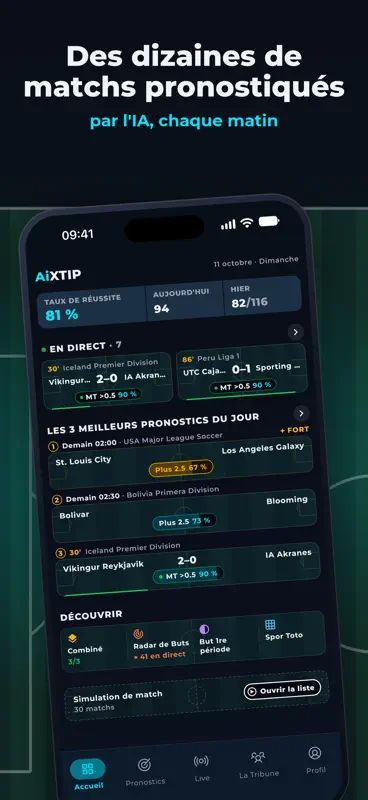 AiXTIP: Pronostics Football screenshot 1 of 6