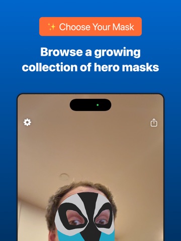 HeroMask AR iPad screenshot