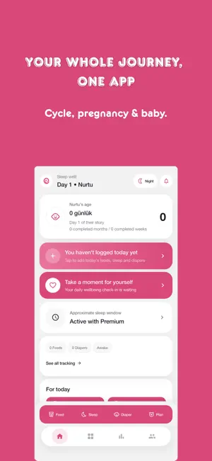 Nurtu Baby Tracker & Pregnancy screenshot 1