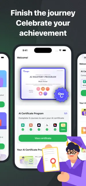 Coursiv - AI Certificates iPhone screenshot 6