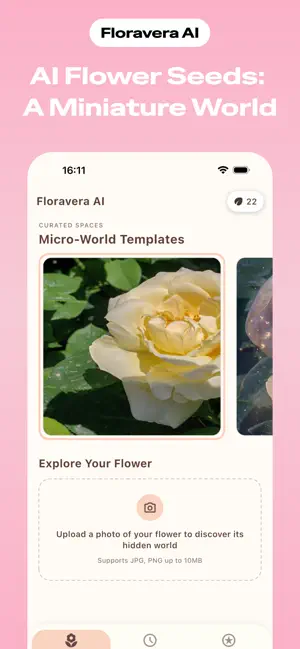 Floravera AI - Virtual Flower iPhone screenshot 1