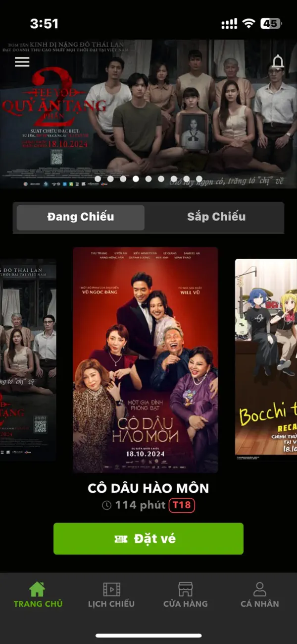 Screenshot #1 pour BHD Star Cineplex VN