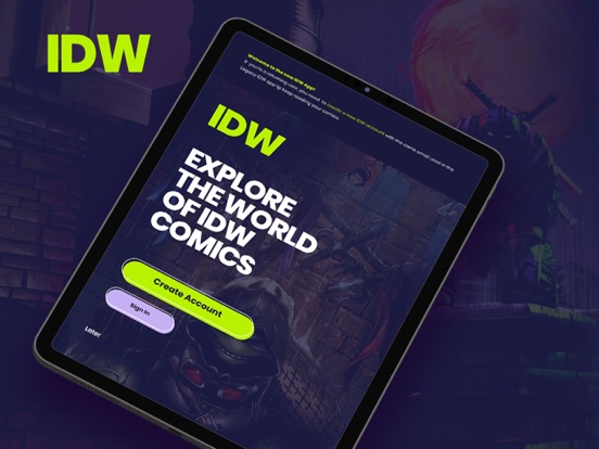 IDW Digital Comics Experience iPad app afbeelding 1
