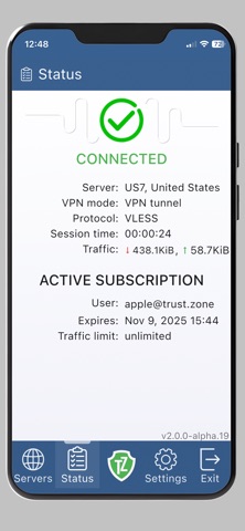 Trust.Zone VPN V2: VPN & Proxy Screenshot 2 of 3