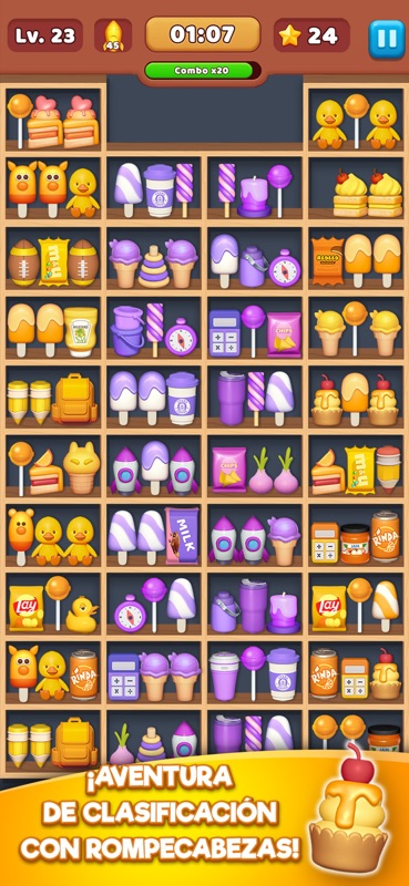 Juego de Rompecabezas Match 3 screenshot 2