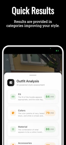 Snap - AI Outfit Rating screenshot