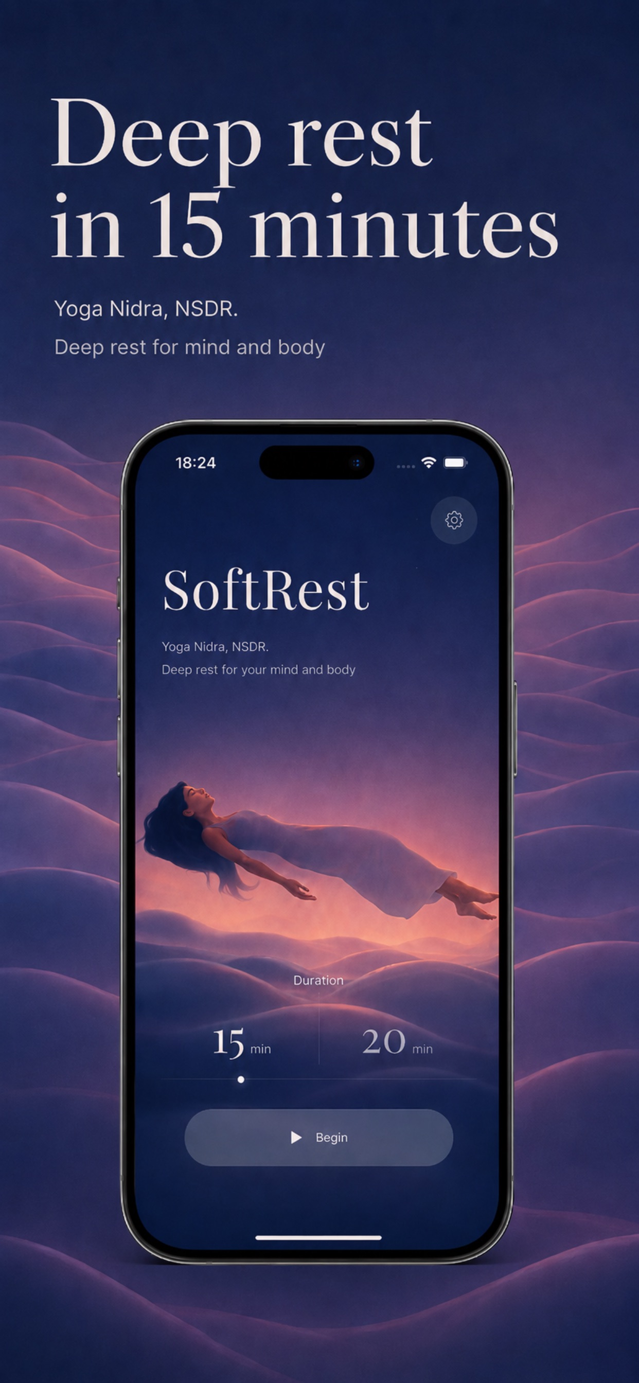 Screenshot 1 of SoftRest: Yoga Nidra NSDR