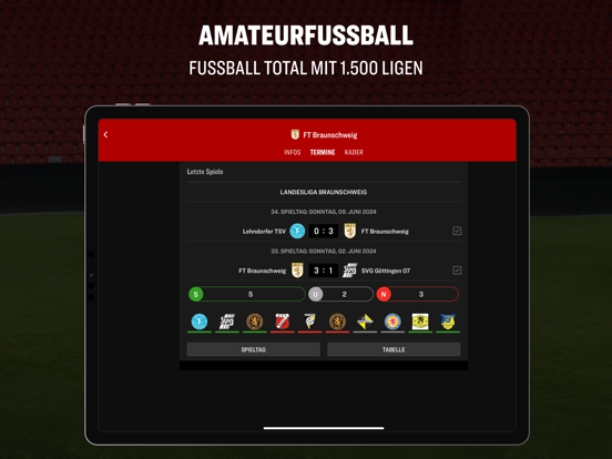 Screenshot #6 pour kicker Fußball News