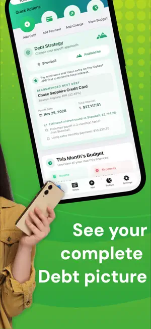 ClearDebt: Snowball Planner screenshot 2