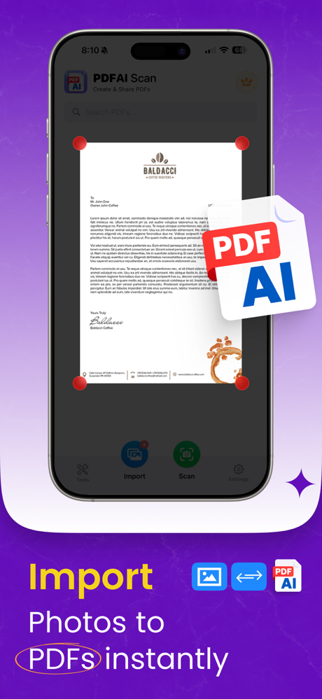 PDFAI Scan - Сканер документов screenshot 3