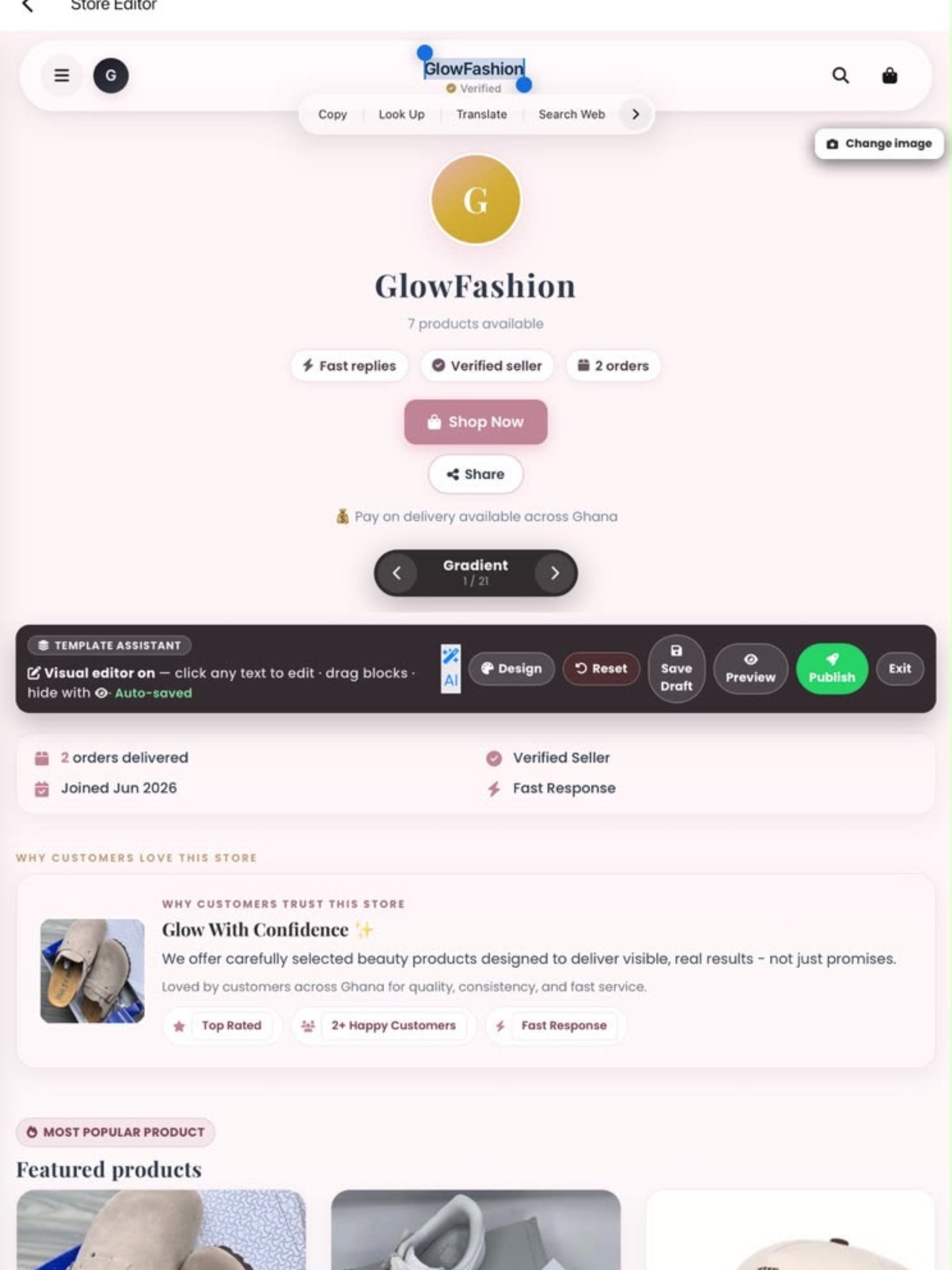ShopGlowsy Seller screenshot 18