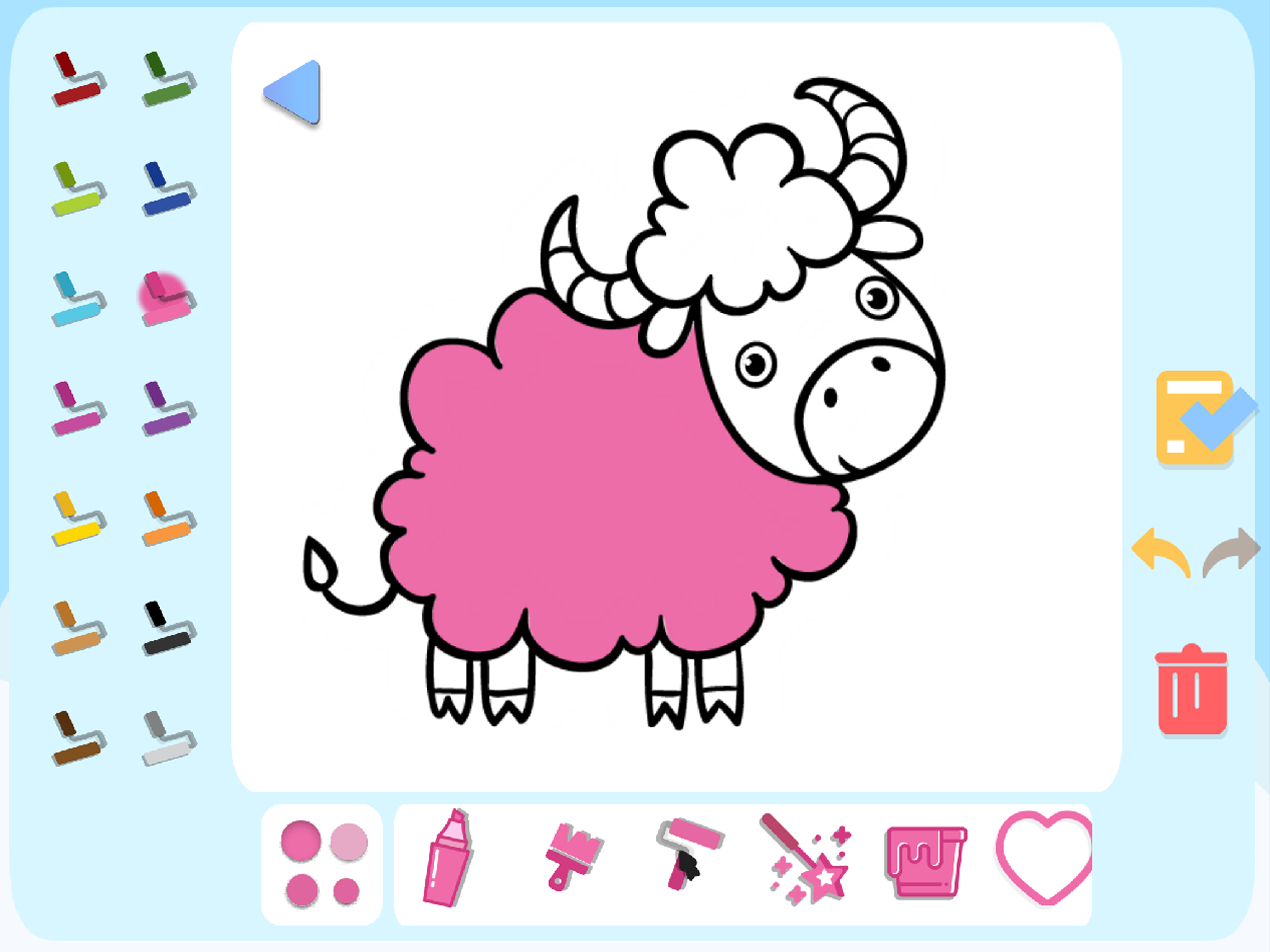 DrawColor Canvas: Paint Animal