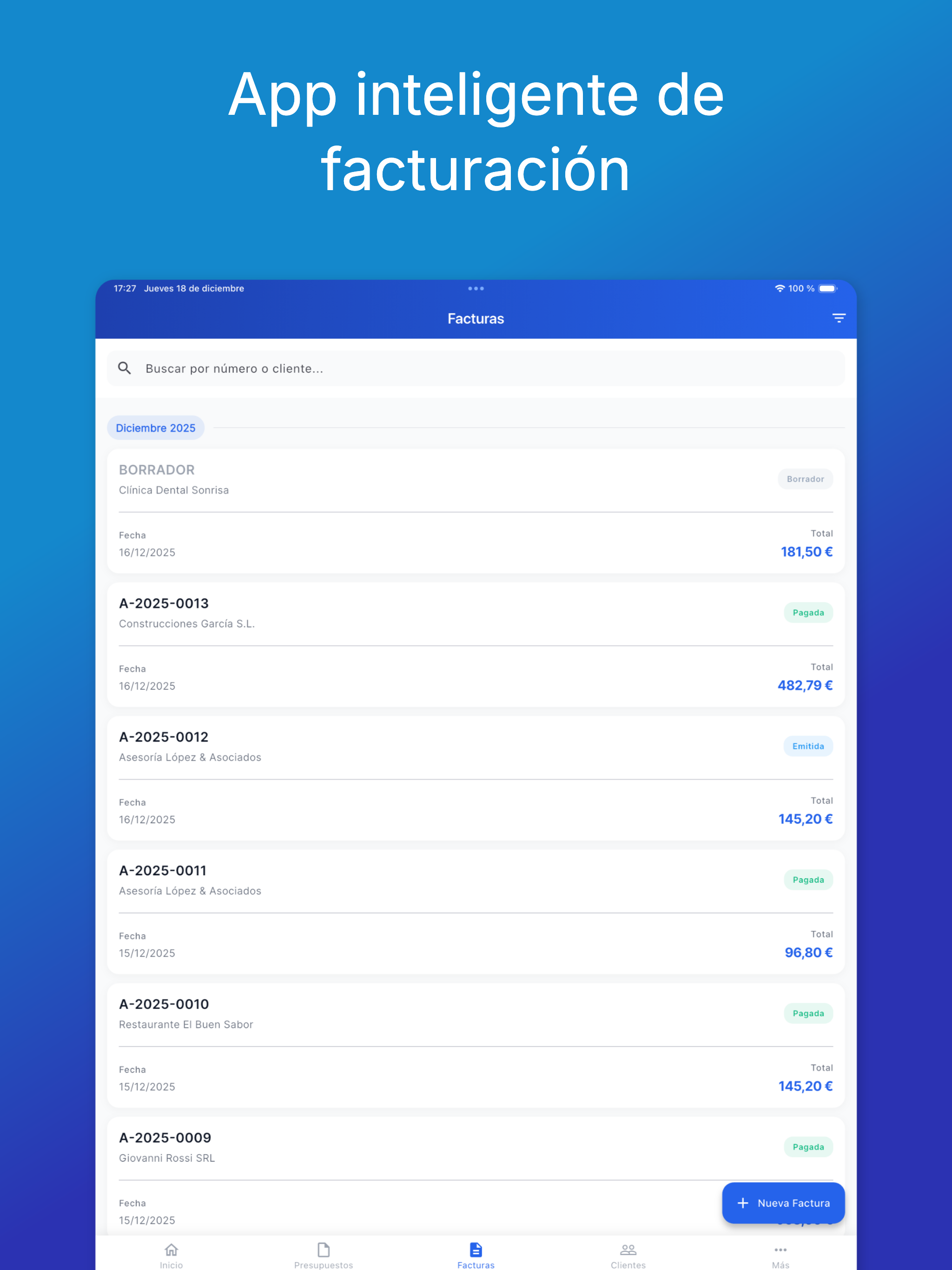 FactuYa - Con Verifactu