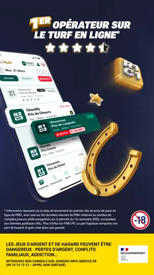 Capture d'écran de PMU PLAY - Sport, Turf & Poker sur iPhone 2