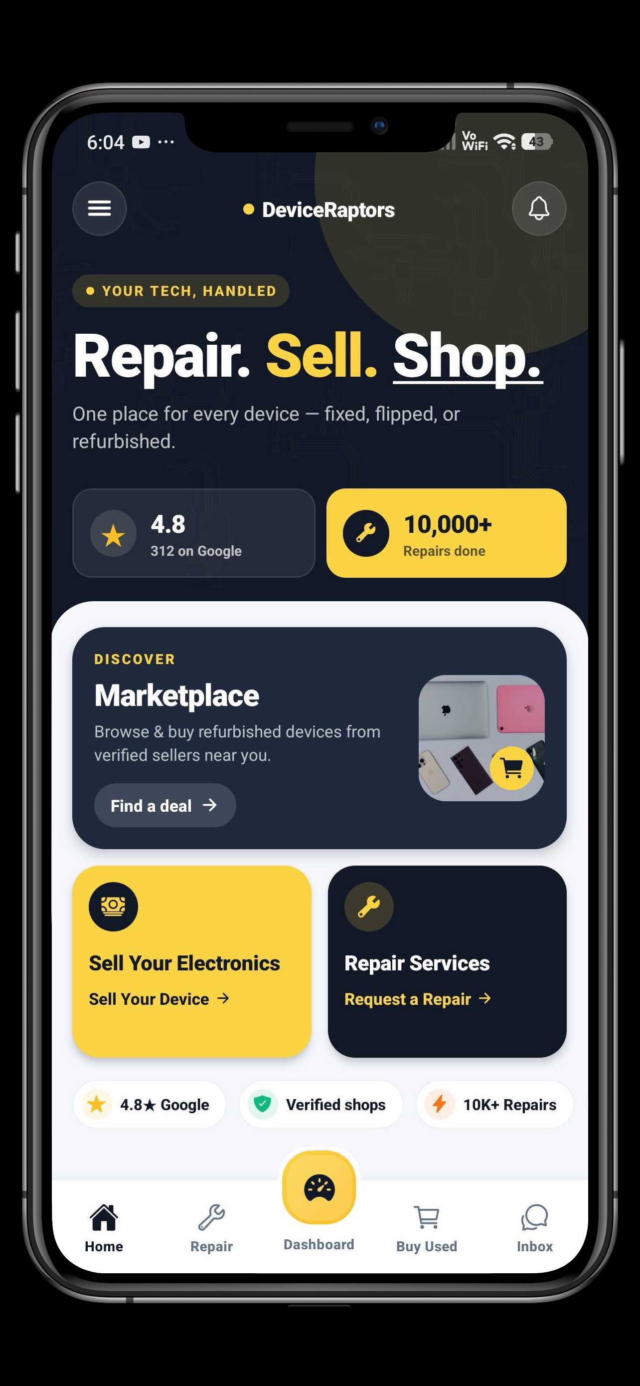 Screenshot 5 of DeviceRaptors Business