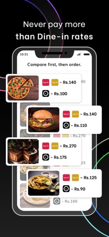 Orlay: Food Delivery at DineIn iPhone screenshot