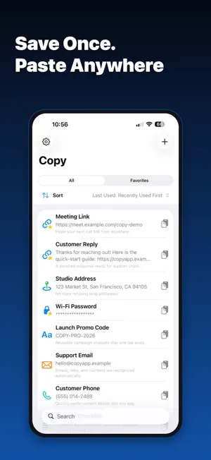 Copy Paste Clipboard Pro screenshot 1
