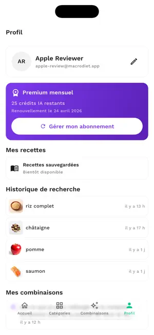 MacroDiet screenshot 3