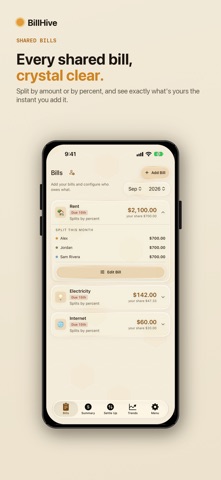 BillHive: Bill Splitting Screenshot 2 of 6