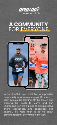 Upward Run Club iPhone screenshot