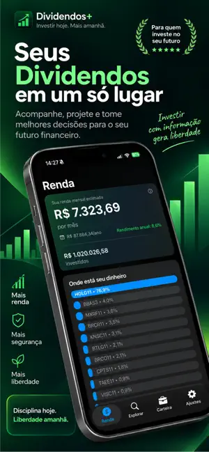 Dividendos+ screenshot 1