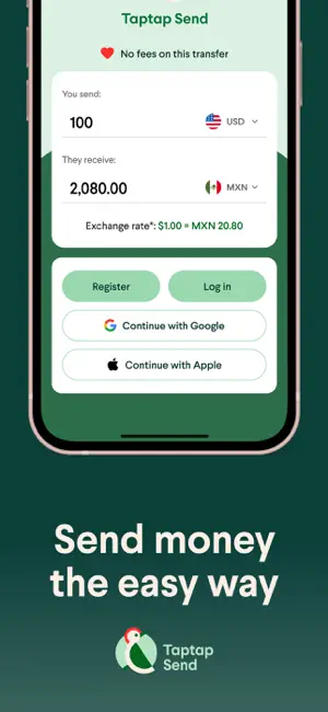 Taptap Send: Money Transfer screenshot 2