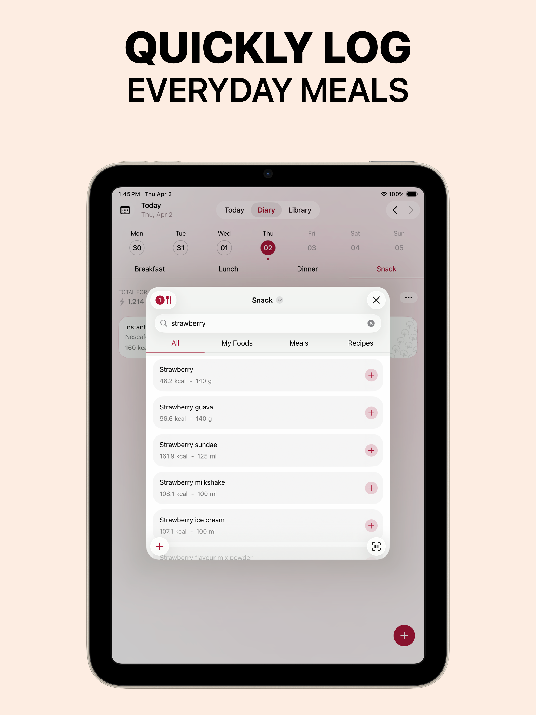 Macro Tracker - Nunch screenshot 14