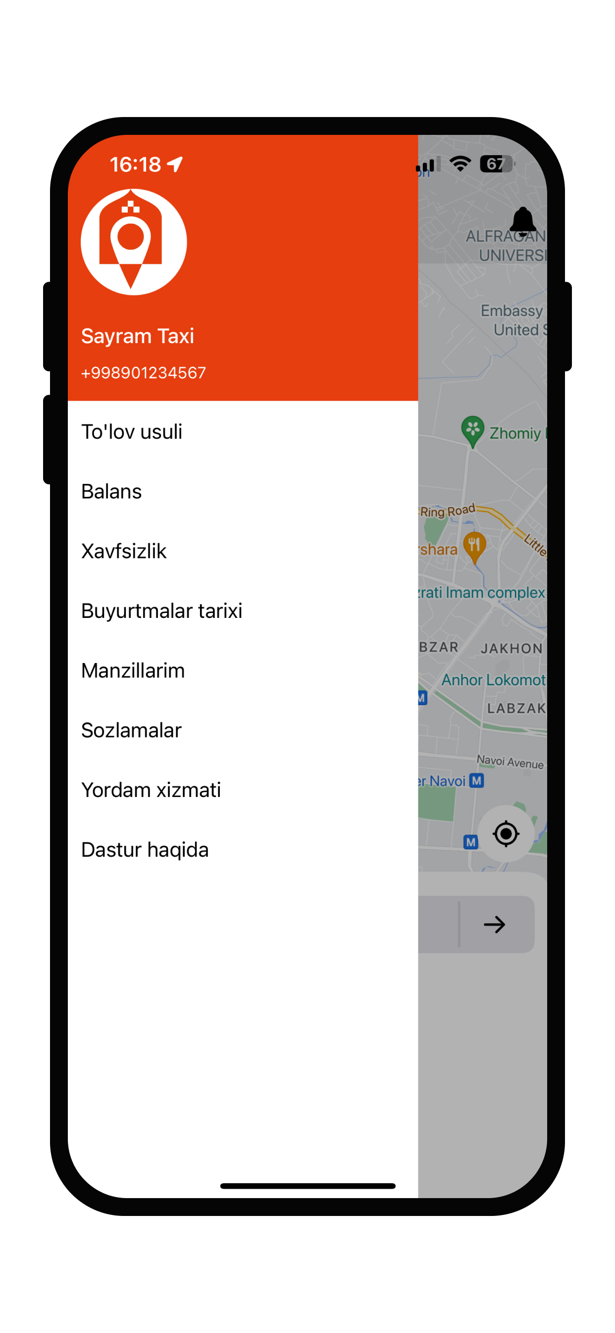 Sayram Taxi screenshot 4