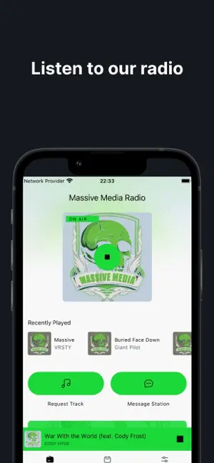 Massive Media Radio screenshot 1