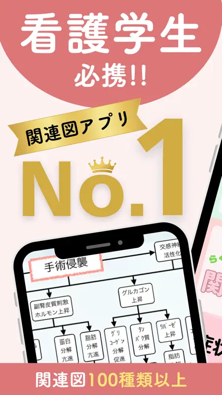 看護学生必携!関連図アプリ screenshot 1 of 10