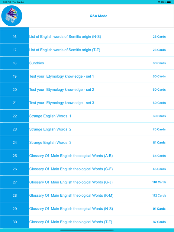 Screenshot #5 pour Etymology: +2200 English Words