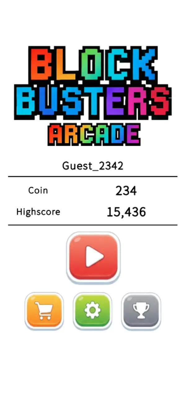 Screenshot #1 pour Block Busters! : Arcade