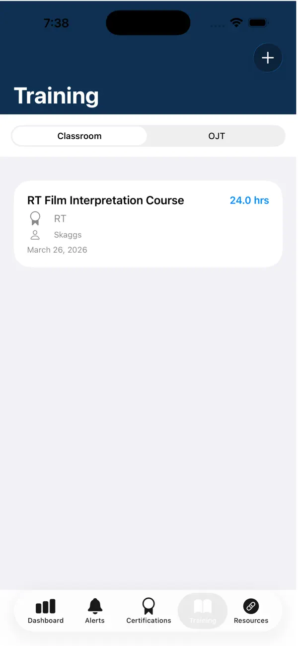 Screenshot #3 pour My Certification Tracker