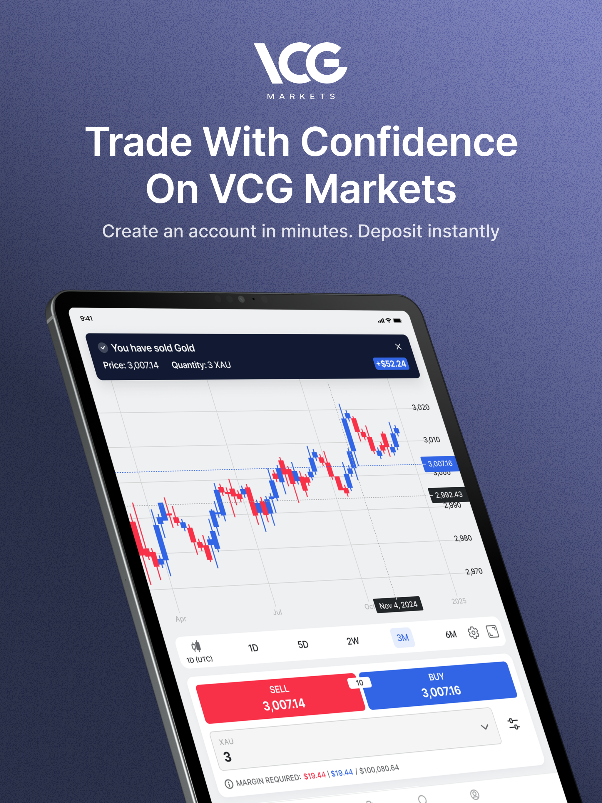 VCG Markets Trading App screenshot 8