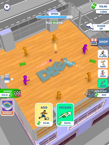 Stickman Soccer Juggle Merge iPad screenshot