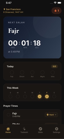 Salah Lock: Prayer Habit screenshot