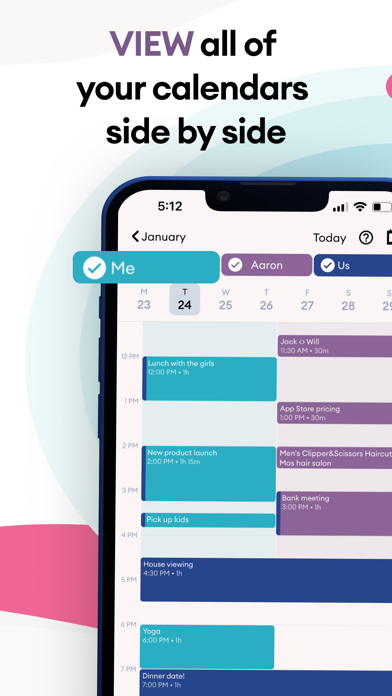 Cupla: Couples Shared Calendar Screenshot